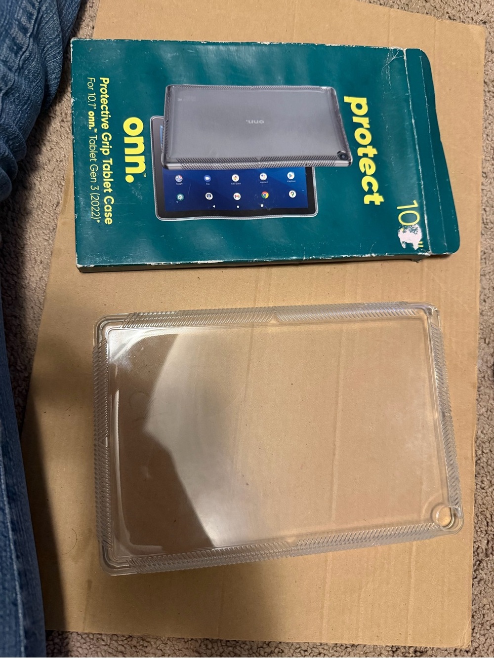 NWT onn. 10.1” Protective Grip Tablet Case Gen 3